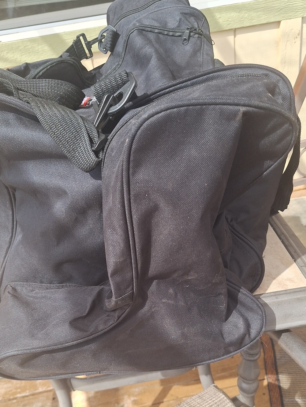 Boot Barn x Ariat Black PBR Duffel Bag - Picture 6 of 6